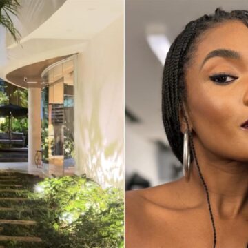 Solteira após polêmica, Erika Januza vive em mansão de 3 andares rodeada pela natureza