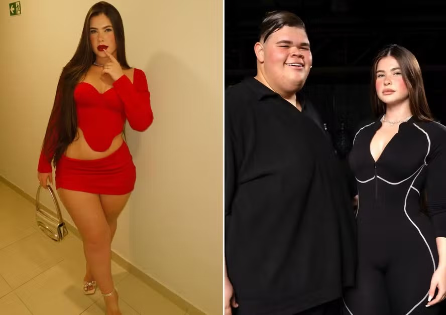 Noiva de Gordão da XJ perde 30kg para ajudar influenciador que eliminou 130kg
