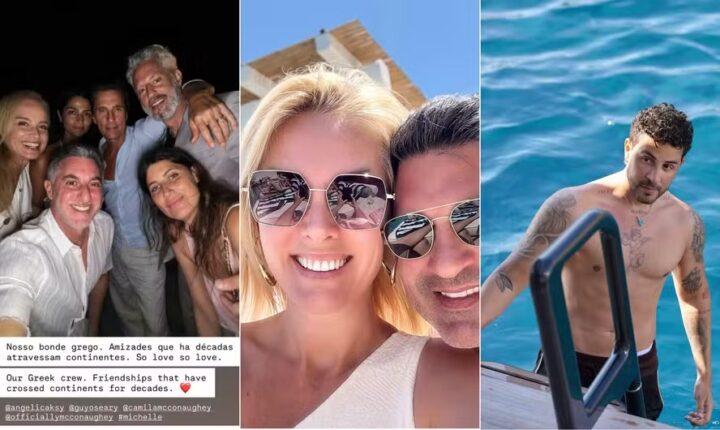 Paraíso grego vira point dos famosos brasileiros; veja quem já passou por lá