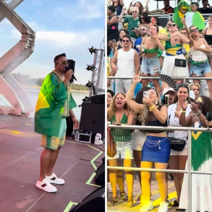 Xanddy encerra turnê pela Europa e se emociona com show em Milão: “No meu coração”