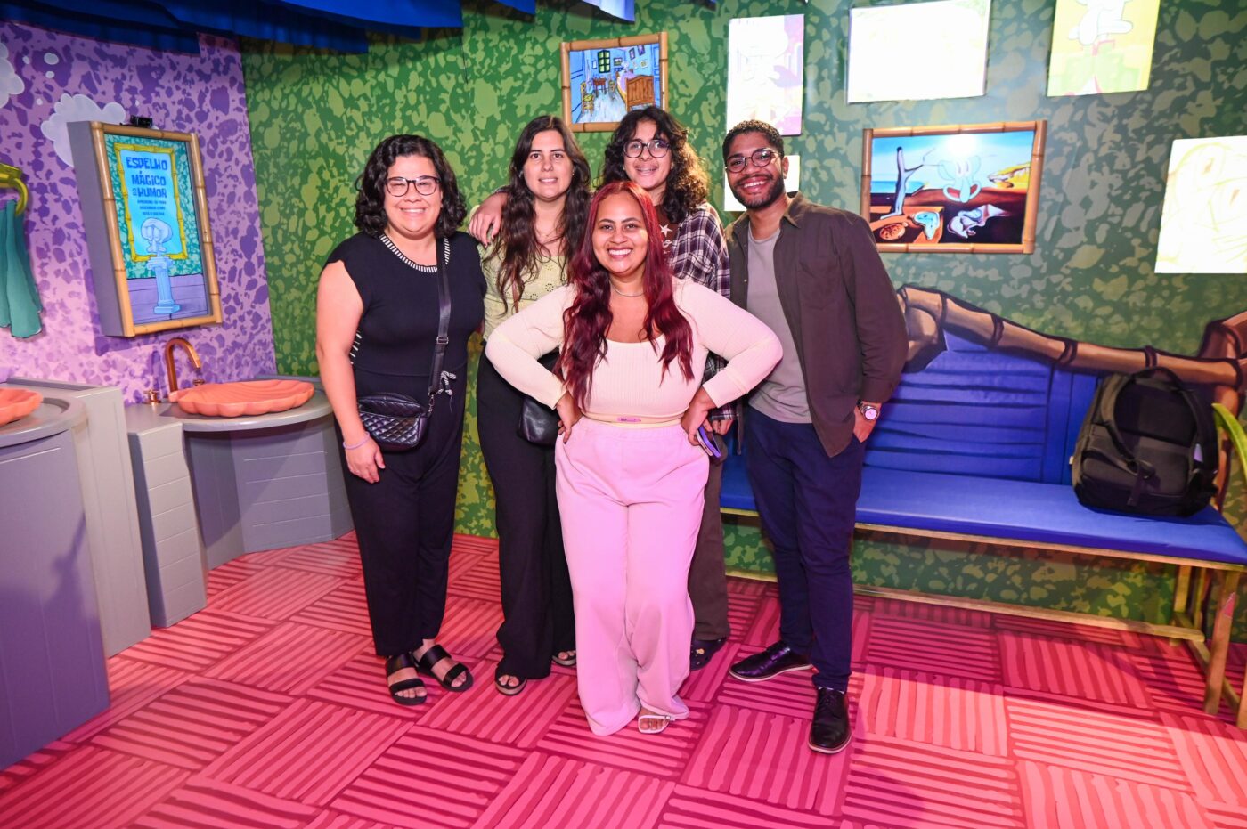 Thaís Seixas, Lise, Alice Lobo, Thiago Virgílio e Mônica Lamego