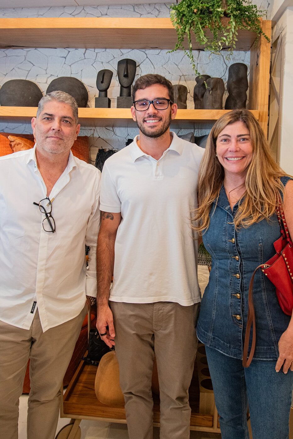 Fernando Milcent, Leonardo Ferreira e Fernanda Milcent