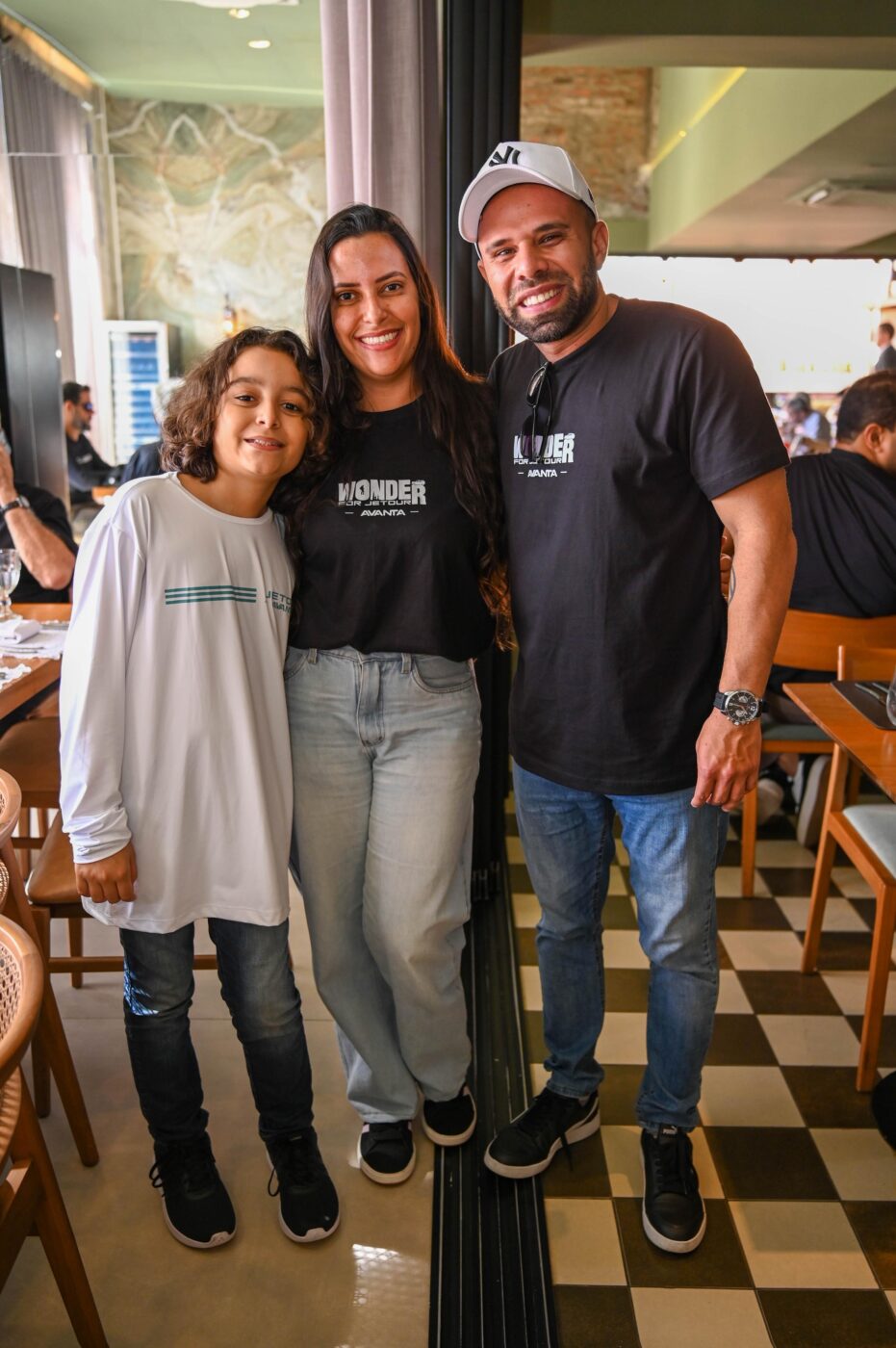 Pedro Roberto, Luana Pereira e Mauricio Rosa