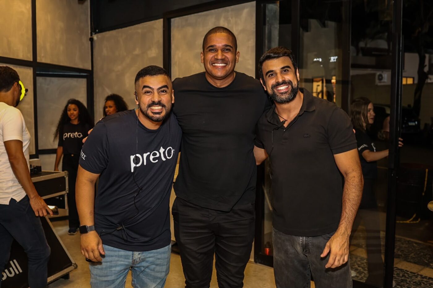 Jamil Máximo, Genison Oliveira e Thiago Hanna