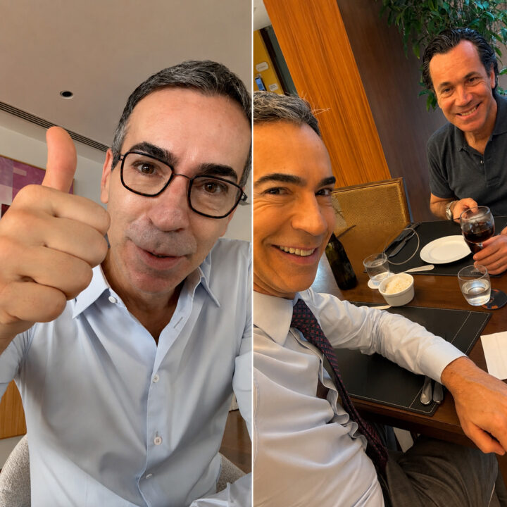 César Tralli compartilha encontro com o irmão e emociona ao relembrar pedido da mãe