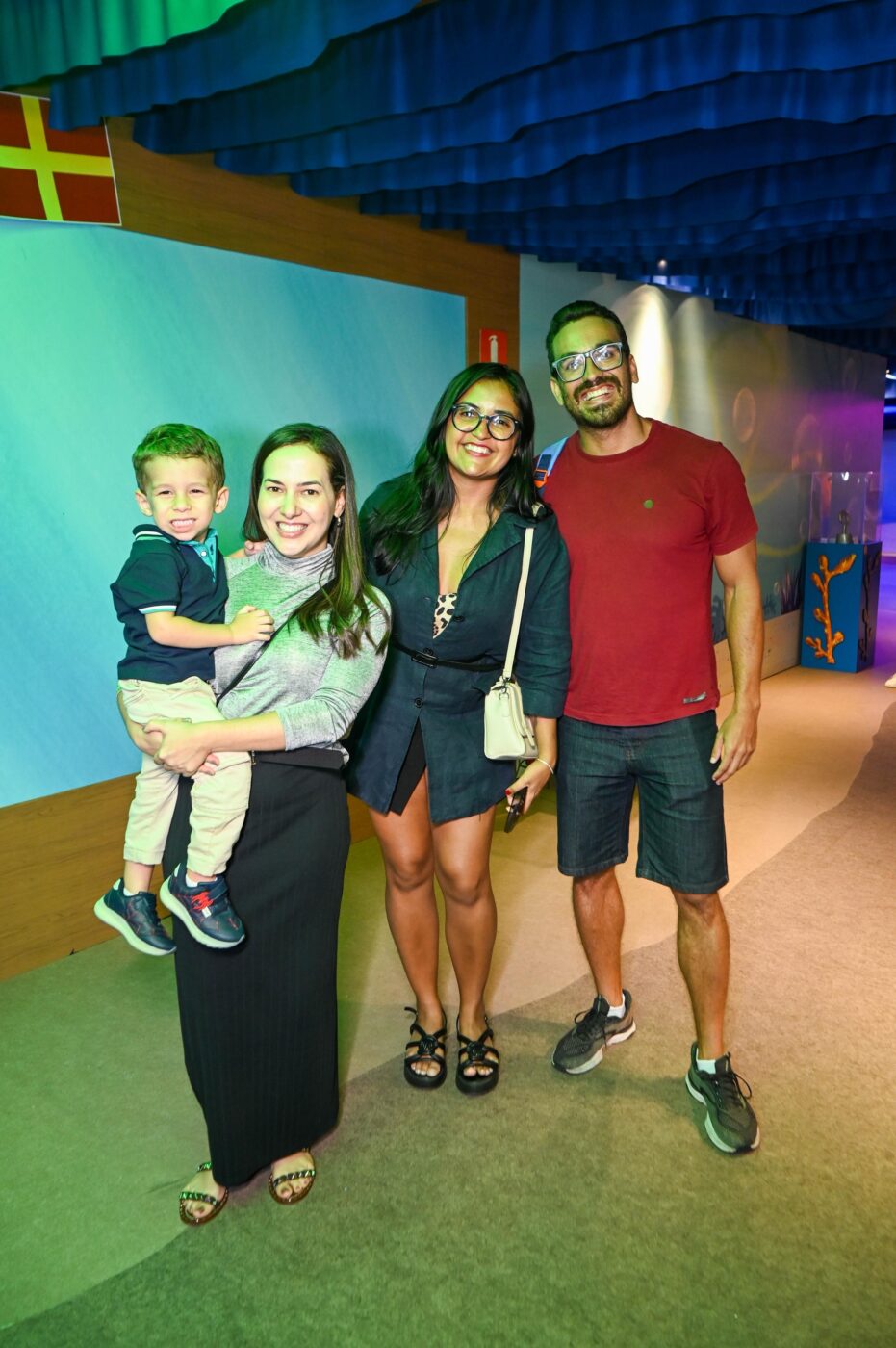 Priscila Leite, Éric Leite Peneluc, Camila Cerqueira e Marcus Leite