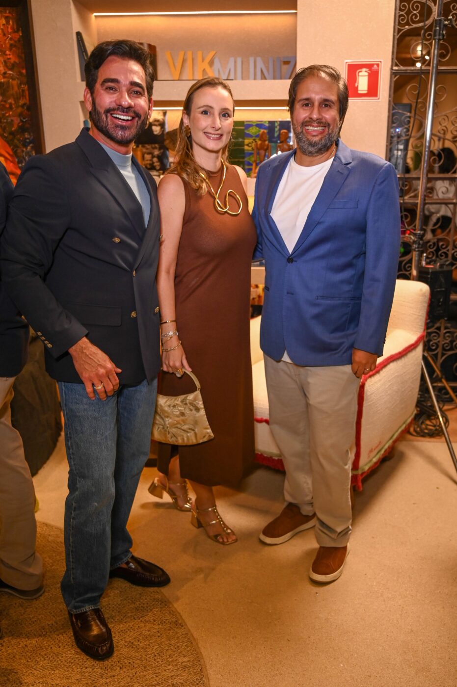 Marlon Gama, Olivia Brandi e Adriano Guedes