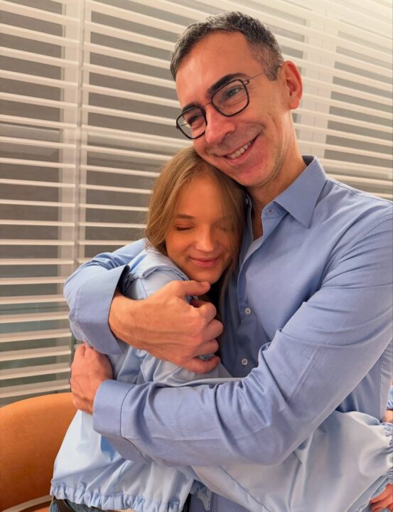 César Tralli celebra encontro com a enteada Rafa Justus: “A vida fica muito melhor”