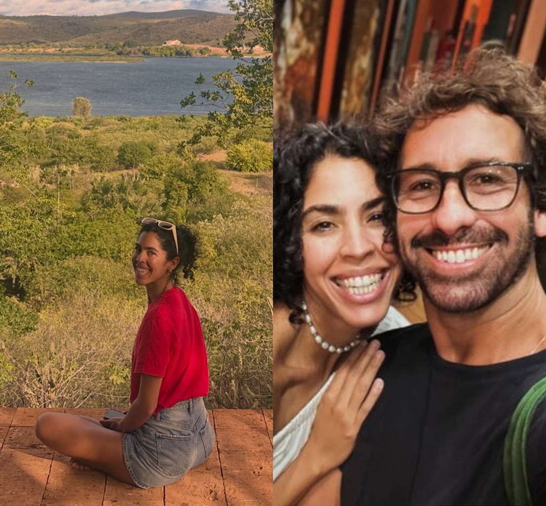 Bela Gil abre álbum de viagem romântica com namorado no Rio São Francisco; veja fotos