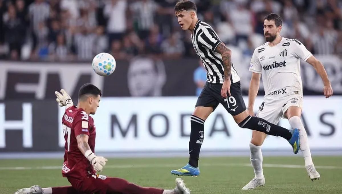 Botafogo aproveita falha do Santos no último lance e vence pelo Brasileirão; veja melhores momentos