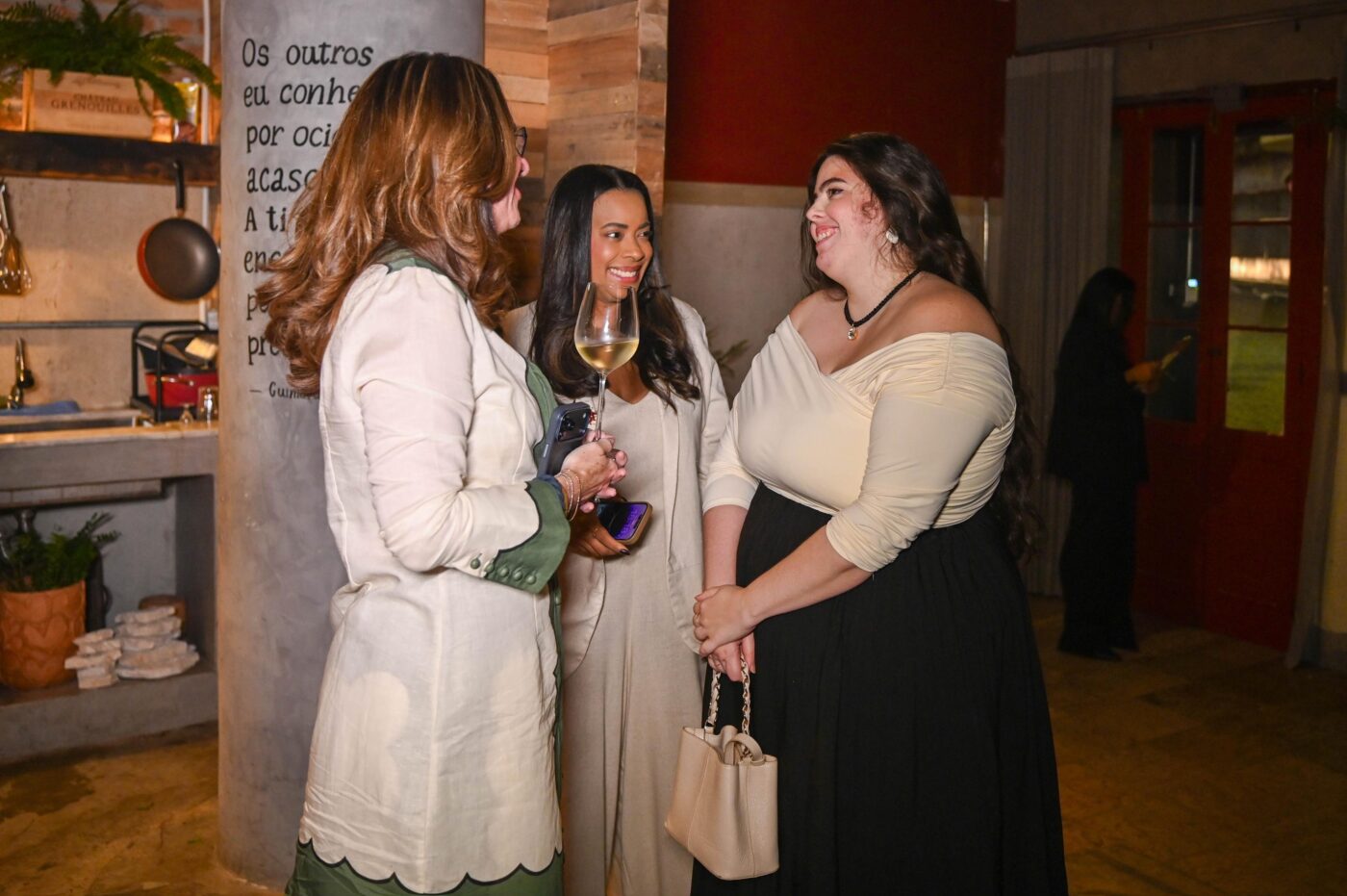 Chris Peleteiro, Luana Lima e Daniela Agulha