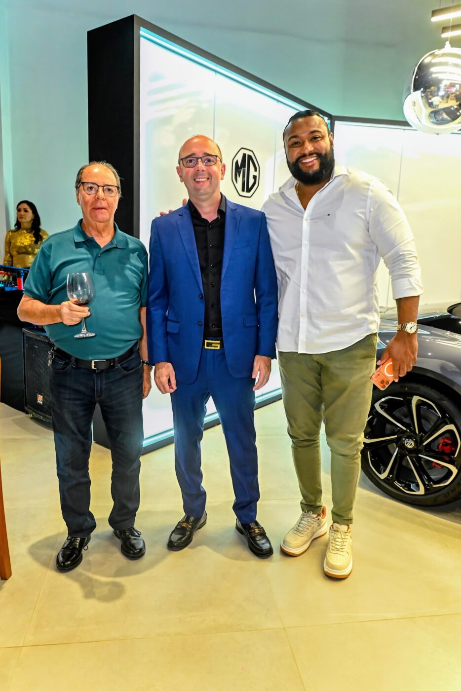 Jorge Luiz, Daniel Sampaio e Geovane Marinho