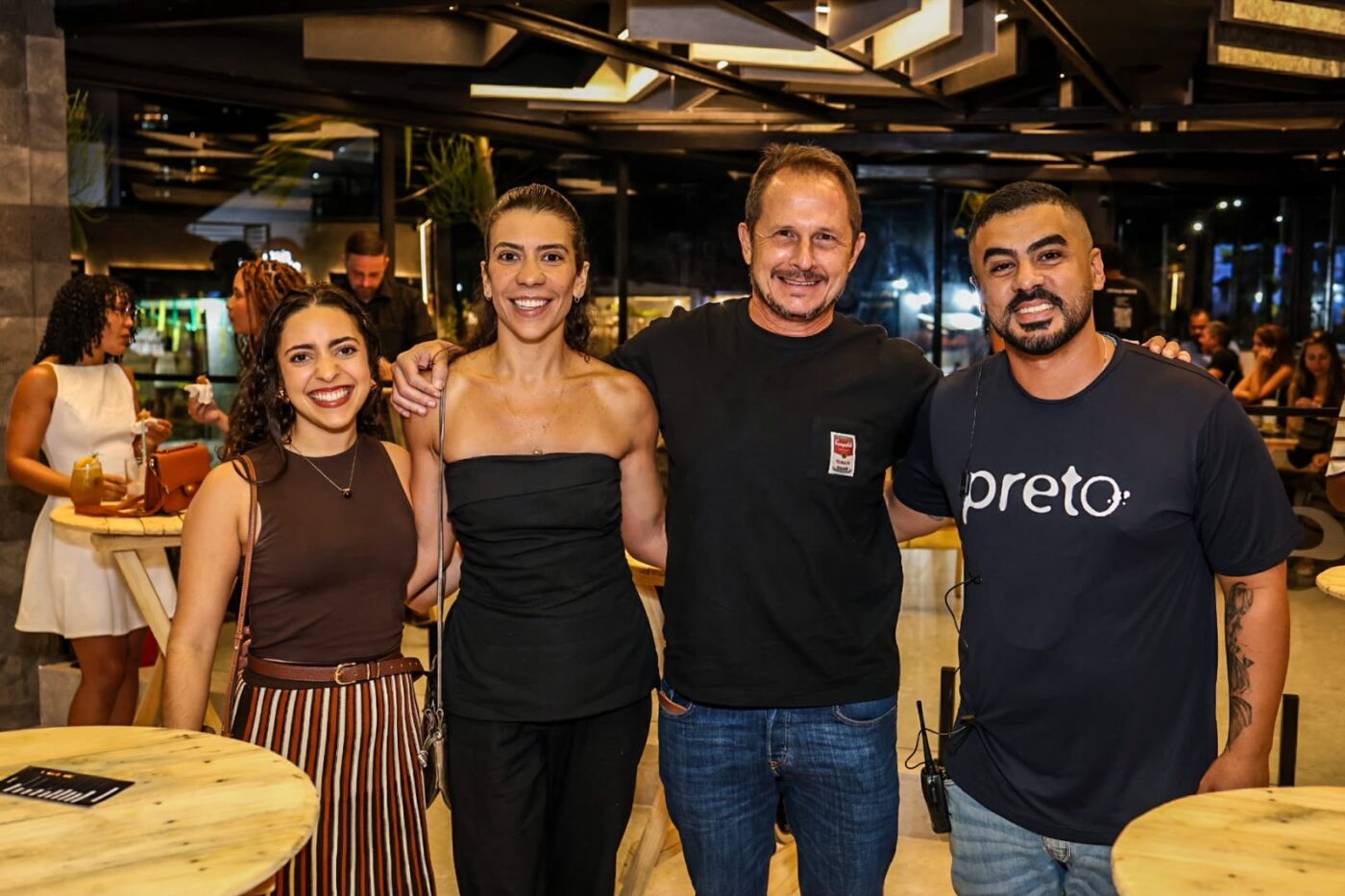 Carol Mattos, Maria Carvalho, Danilo La Boba e Jamil Máximo 