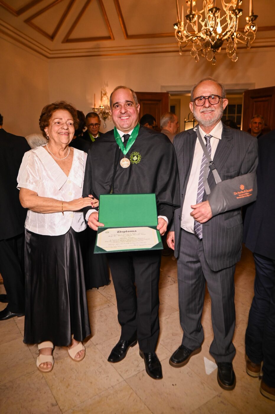 Eloisa Curvelo, Manoel Sarno e José Fidelis Augusto Sarno