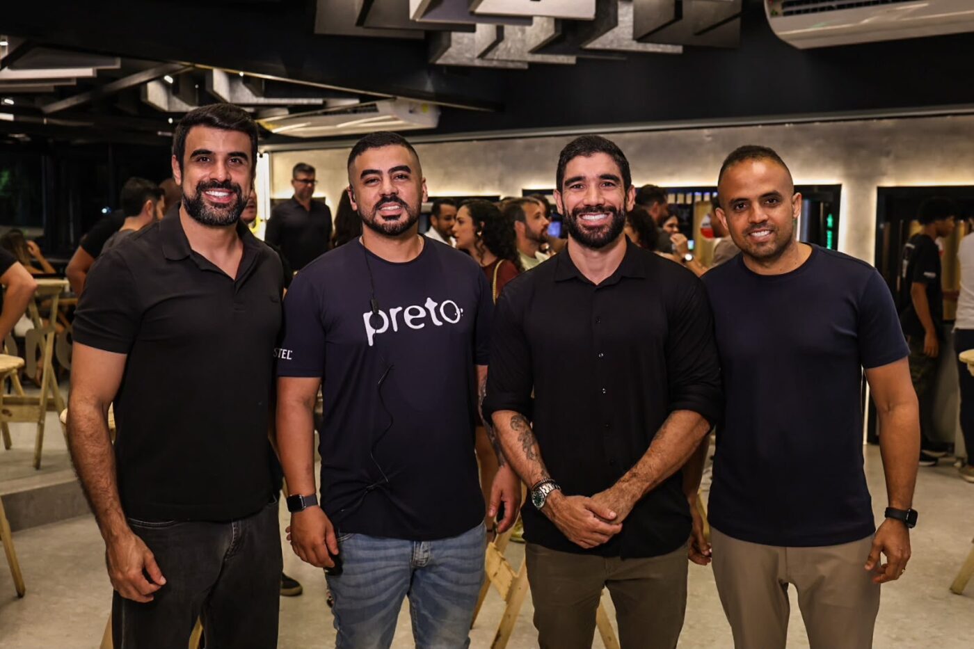 Thiago Hanna, Jamil Máximo , Gustavo Nilo e Nuno Júnior