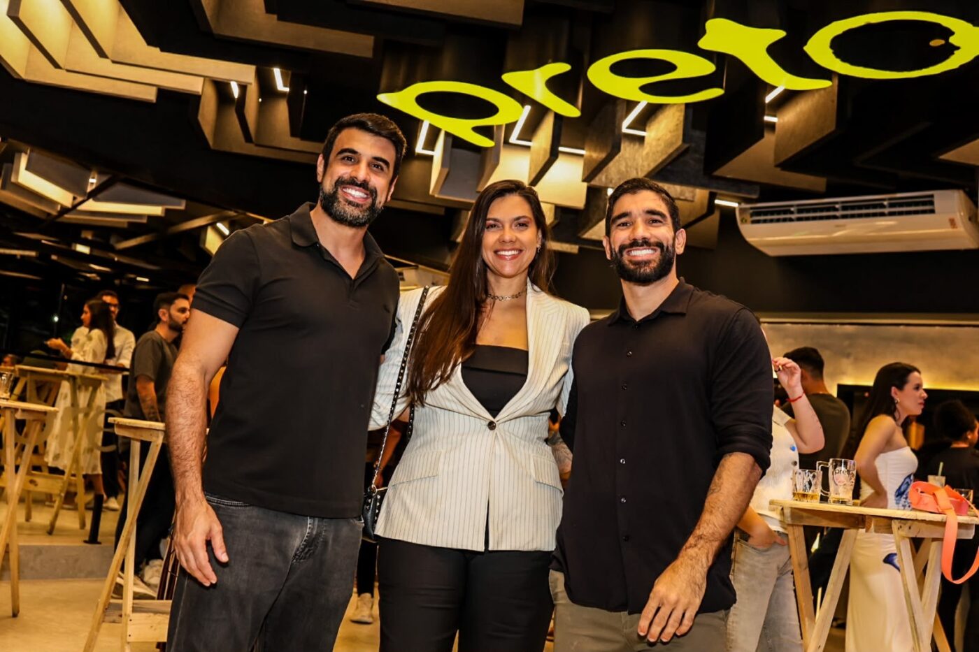 Thiago Hanna, Natália Coelho e Gustavo Nilo