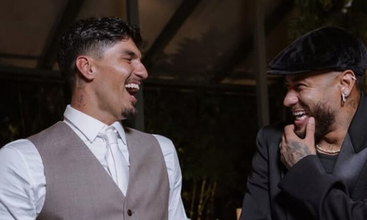 Neymar explica look inusitado no casamento de Gabriel Medina e brinca: “Algo deu errado”