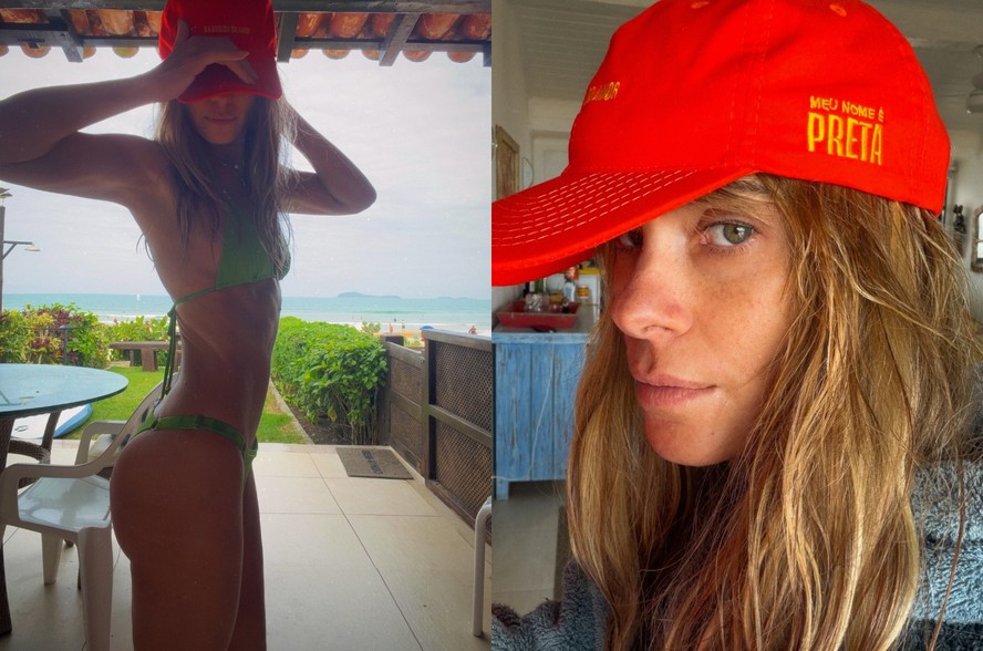 Carolina Dieckmmann abre álbum de fotos em Búzios e detalhe chama atenção: “Meu nome é Preta”