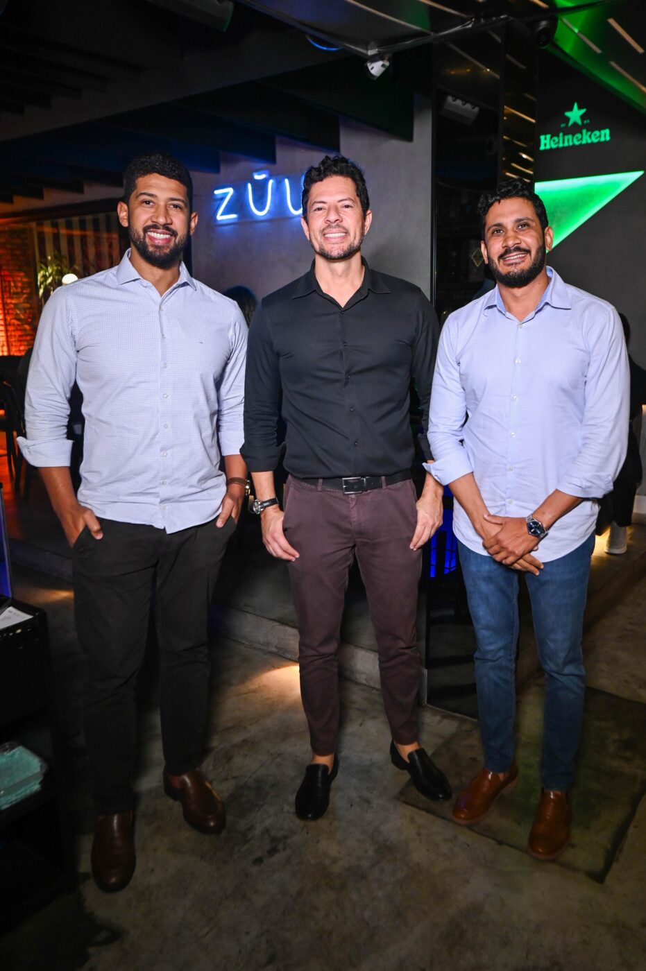 Tiago Oliveira, Pablo Ribeiro e Diego Camandaroba