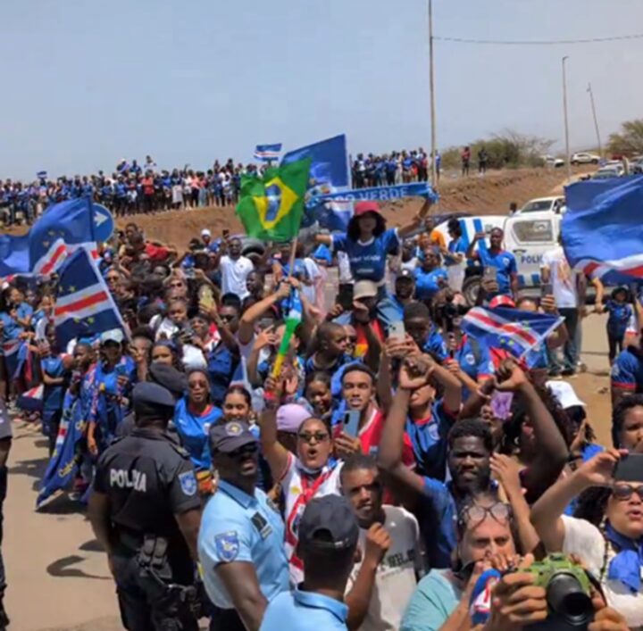 Seleção de Cabo Verde é recebida com festa na volta ao país