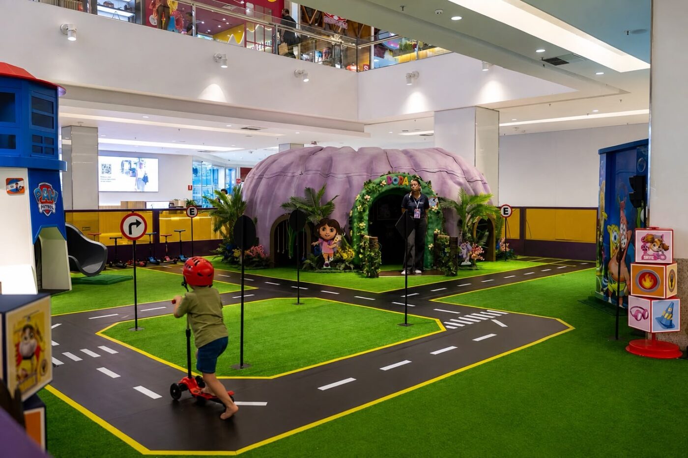 Shopping em Salvador recebe Arena Nickelodeon com atrações da Patrulha Canina, Bob Esponja e Dora