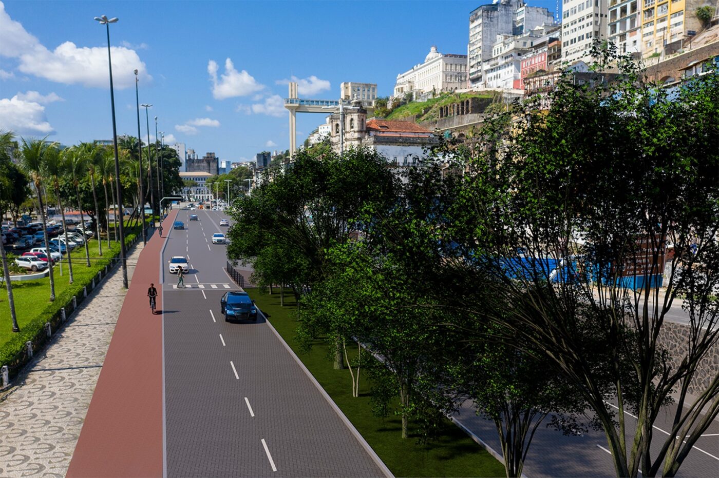 Veja fotos do projeto que vai transformar a Avenida Contorno, em Salvador
