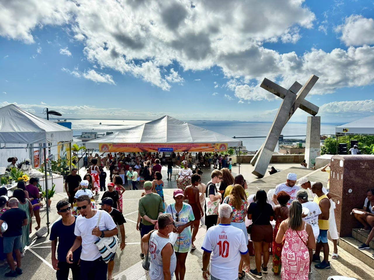 Festival distribui acarajés de graça no Centro Histórico de Salvador