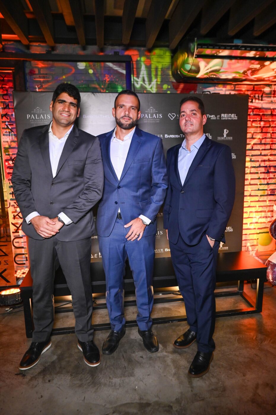 Alex Tinel, Saulo Reinel e Felipe Barbosa