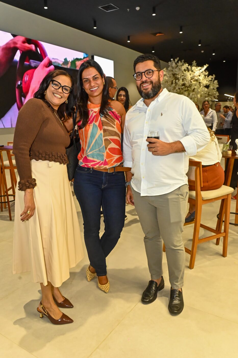 Luciana Lima, Nathalia Figueiredo e Rafael Nogueira