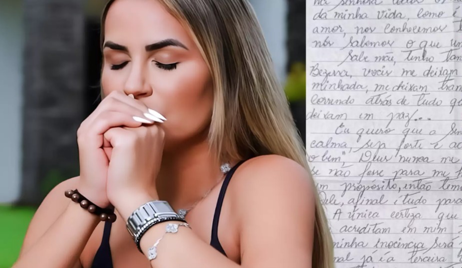 Presa há mais de 2 meses, Deolane envia carta à mãe: “Esse mal é para meu bem”