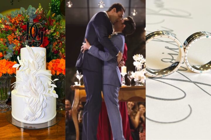 Casamento do jogador Douglas Souza chama atenção com detalhes luxuosos; confira