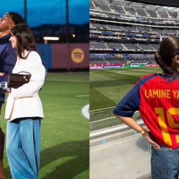 Namorada de Lamine Yamal celebra aniversário do jogador com declaração especial: ‘Te amo’