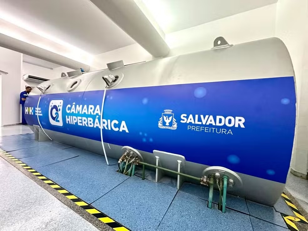 Hospital de Salvador passa a oferecer oxigenoterapia hiperbárica para tratamento de feridas complexas