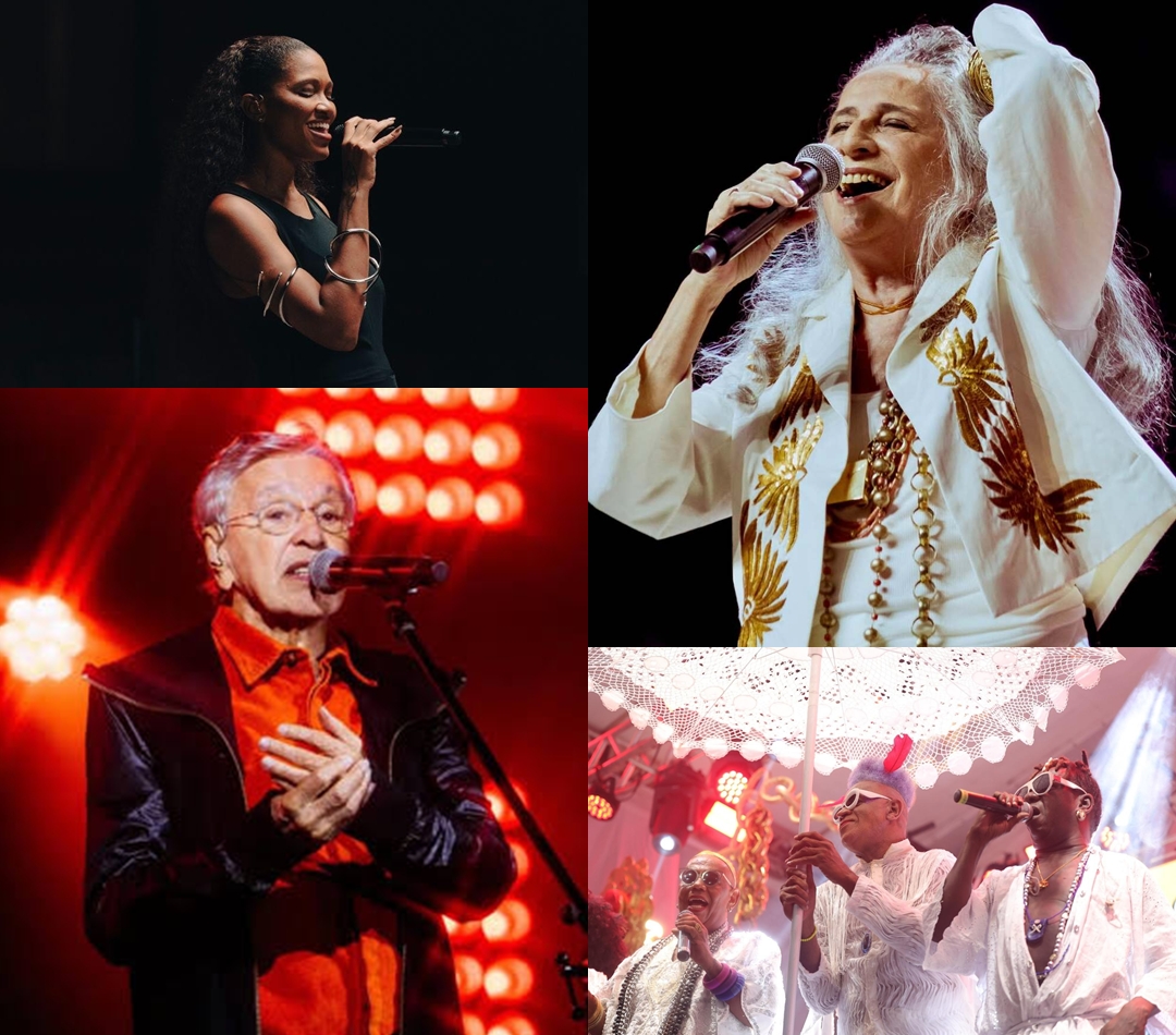 Festival Doce Maravilha reúne estrelas baianas Caetano, Bethânia e Cortejo Afro no Rio; confira a programação