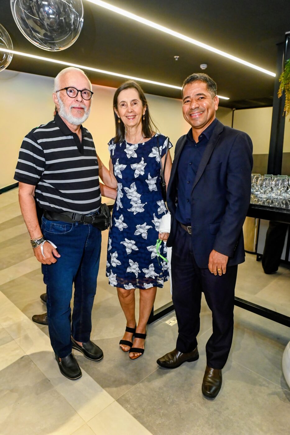 Marcio Silveira, Fátima Sampaio  e Osmar Santos