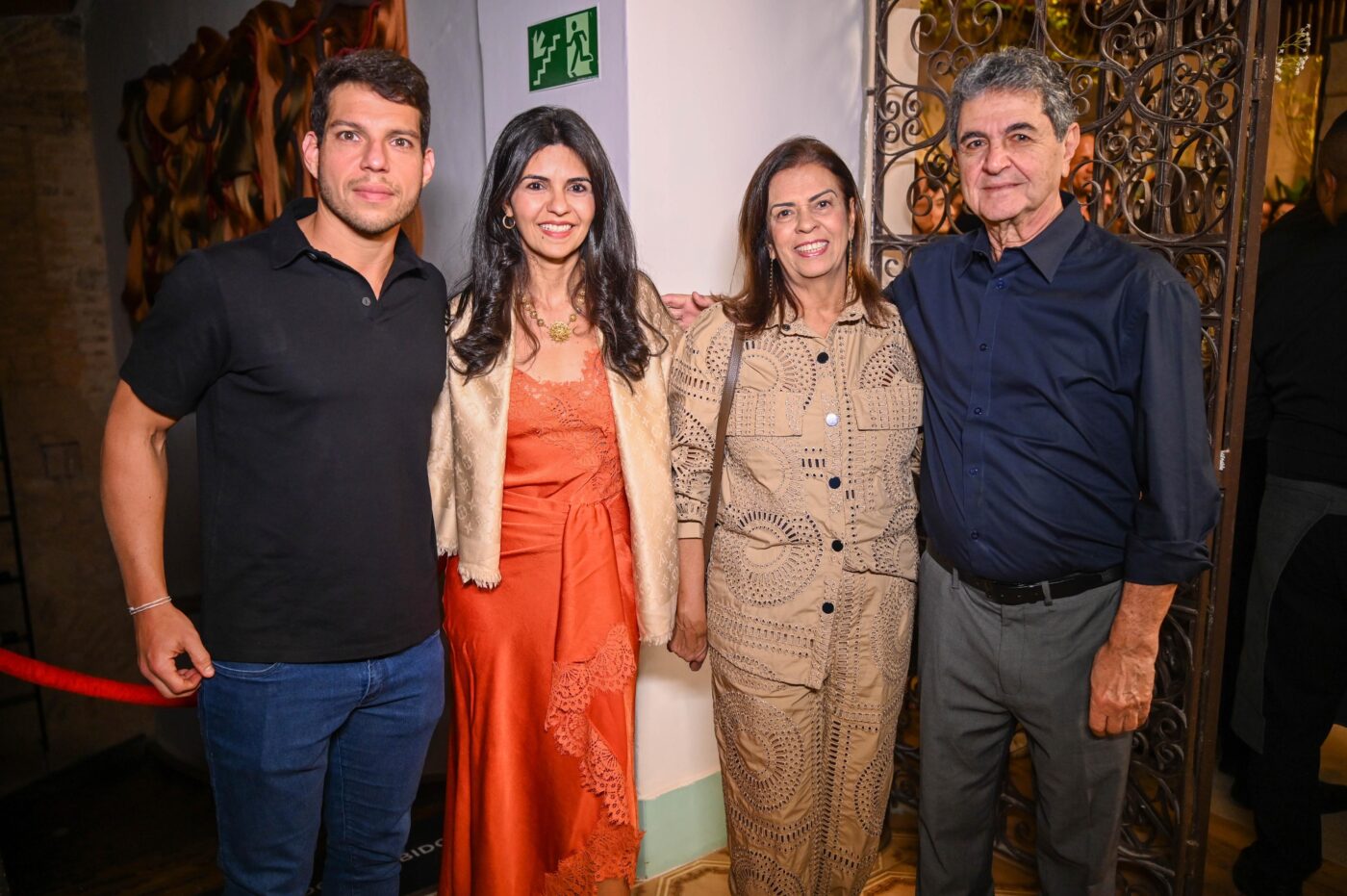 Ruy Bacelar Neto, Thaís Darze, Cristina e Paulo Darze