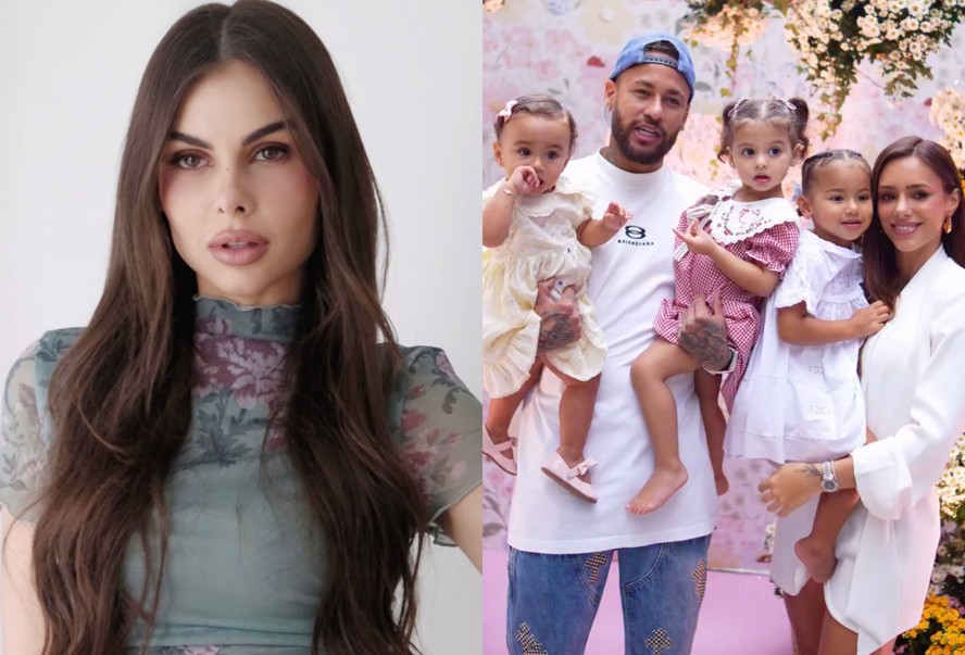 Filha de Neymar e Amanda Kimberlly encanta ao abrir presentes recebidos em festa organizada por Bruna Biancardi