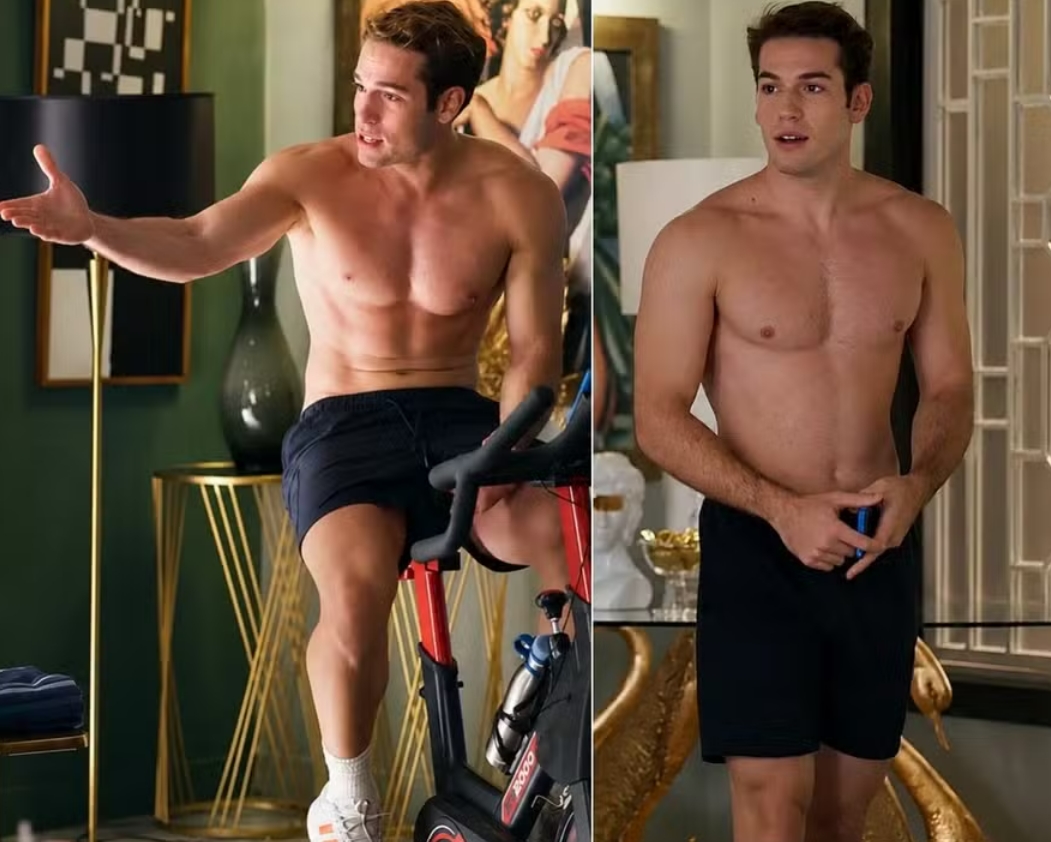 Filho de Giovanna Antonelli surge sem camisa em novela e arranca suspiros: ‘Genetica boa’