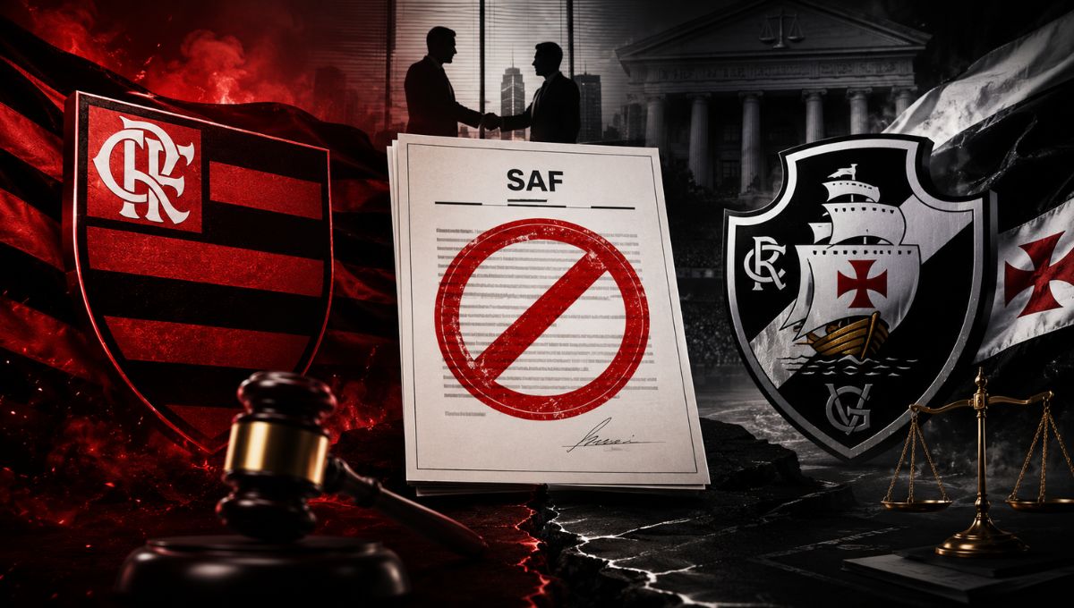 Flamengo pede veto à venda da SAF do Vasco para Marcos Lamacchia, enteado de Leila Pereira
