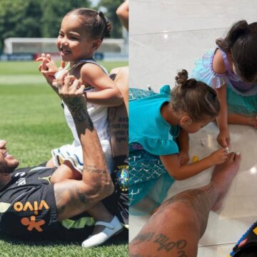 Filha de Neymar e Bruna Biancardi protagoniza momento divertido com o pai durante férias nos EUA; veja