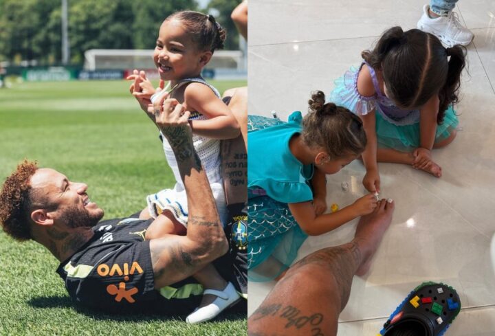 Filha de Neymar e Bruna Biancardi protagoniza momento divertido com o pai durante férias nos EUA; veja