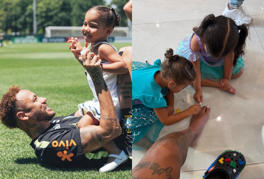 Filha de Neymar e Bruna Biancardi protagoniza momento divertido com o pai durante férias nos EUA; veja