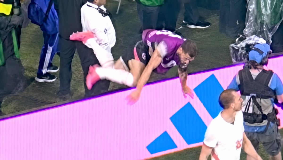 Vídeo: Jogador se machuca em comemoração da Inglaterra e é levado a hospital