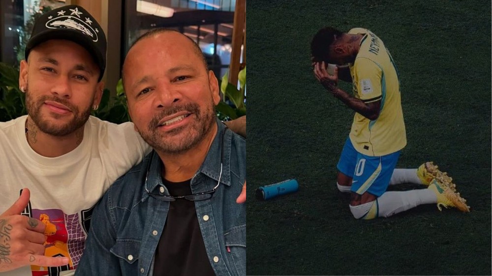 Pai de Neymar emociona em carta aberta ao filho após eliminação na Copa: ‘Sonho não morreu’