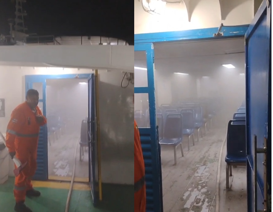 Ferry-boat tem princípio de incêndio durante travessia Salvador-Itaparica
