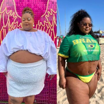 Após perder 65 kg, MC Carol revela que voltou à praia na Bahia depois de 15 anos