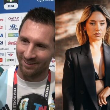 Quem é Sofi Martínez, jornalista que recebeu beijo de Messi após polêmica na Argentina