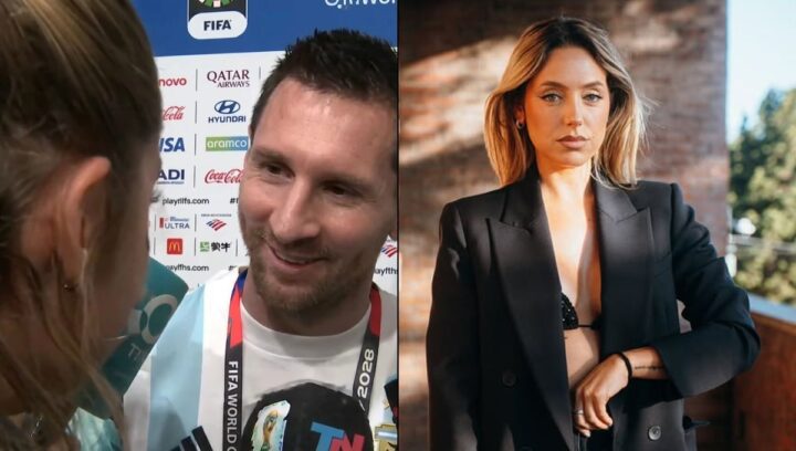 Quem é Sofi Martínez, jornalista que recebeu beijo de Messi após polêmica na Argentina