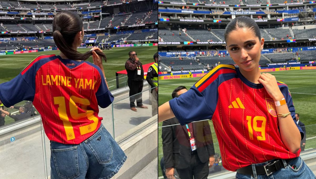 Inés García, namorada de Yamal, se declara após vitória da Espanha: “Você é o melhor”