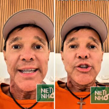 Netinho atualiza fãs após ser internado com dor no peito: ‘Meu cérebro não aceitou’